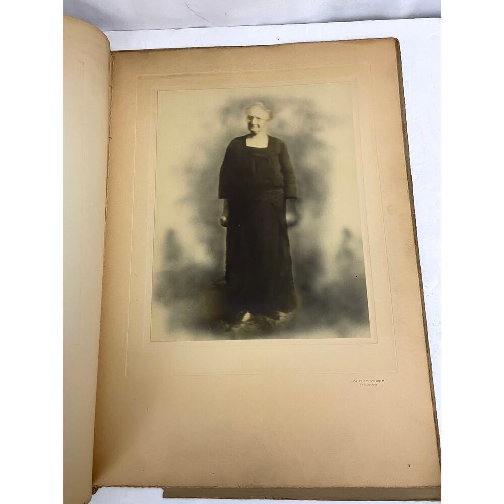 Antique Victorian Elderly Lady Photograph Cabinet Card Sepia The Outlet‎ Studio